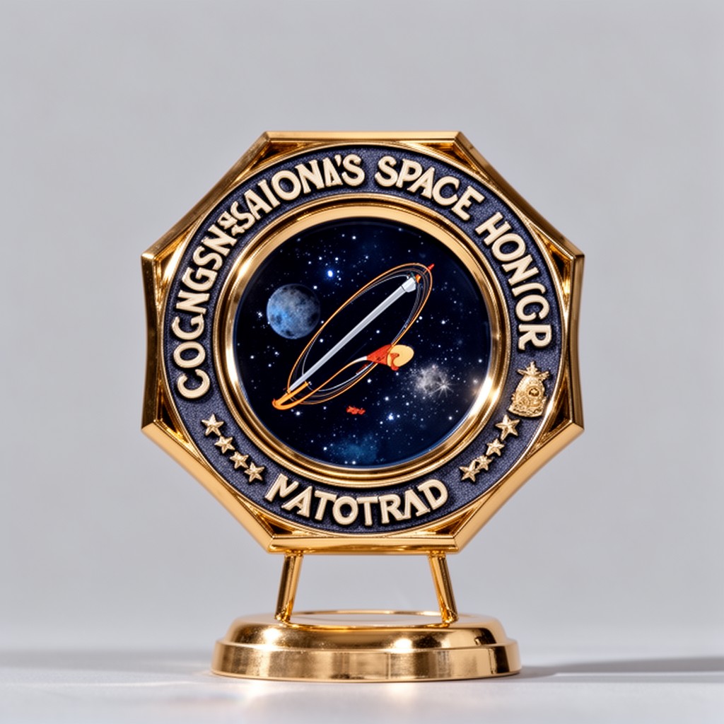 AI-generated illustration of Congressional Space Medal of Honor