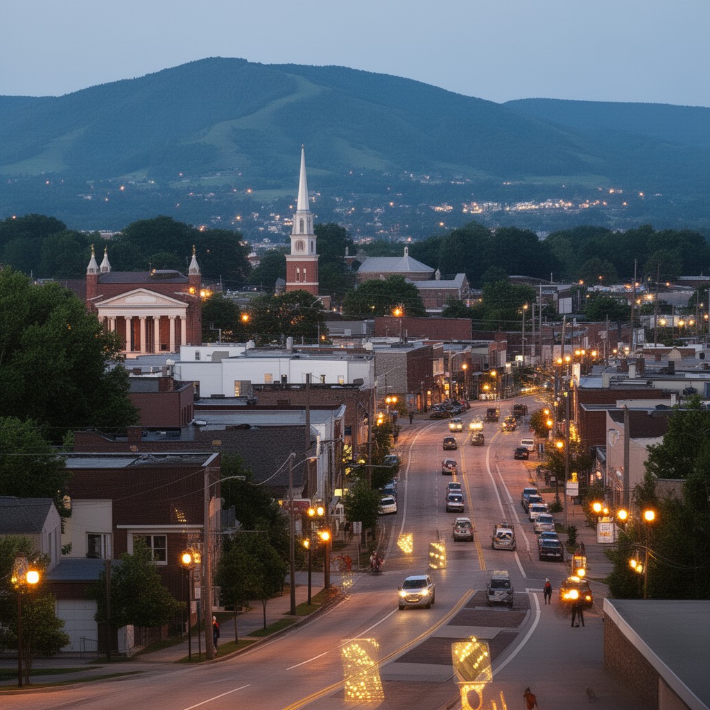 AI-generated illustration of Lebanon, Ohio, United States