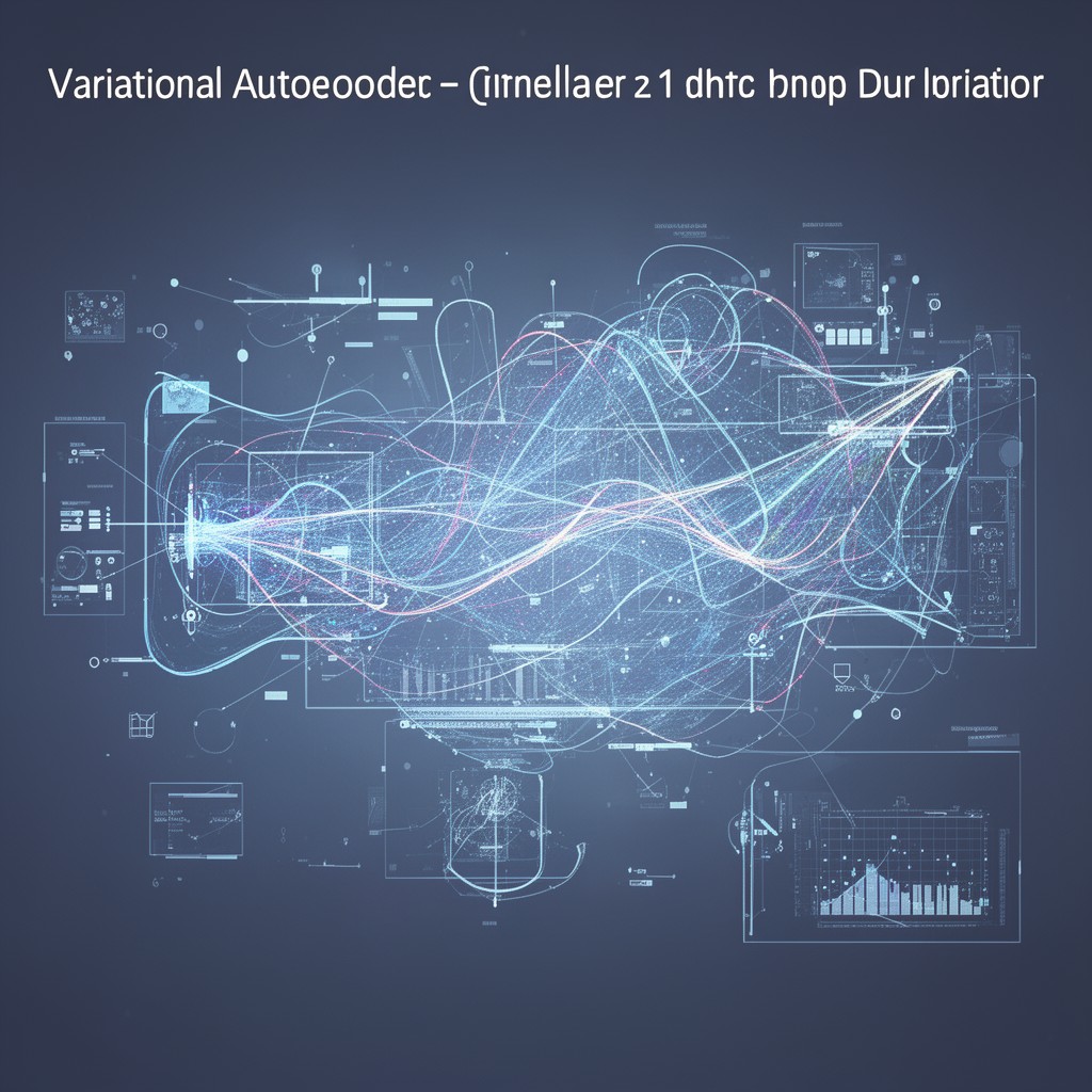 AI-generated illustration of variational autoencoders