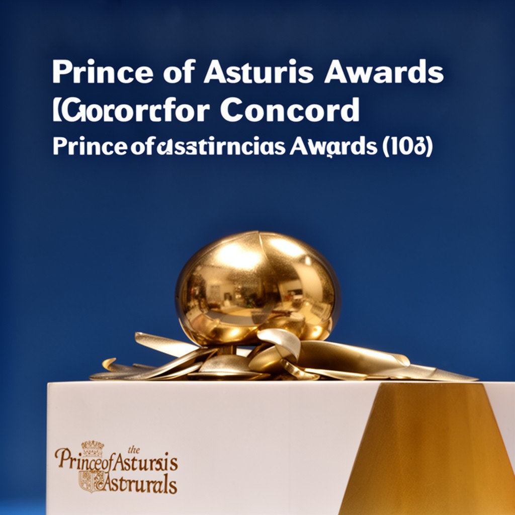 AI-generated illustration of Prince of Asturias Award for Concord