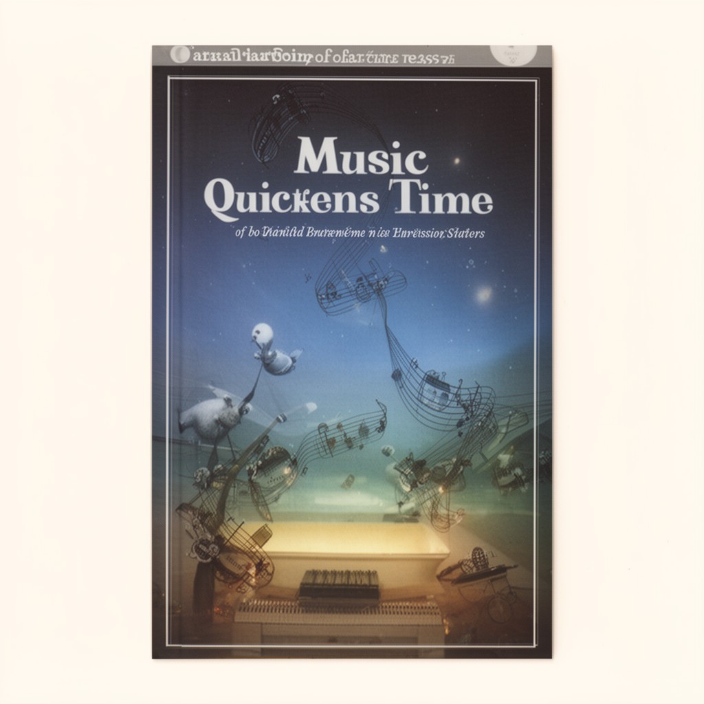 AI-generated illustration of Music Quickens Time