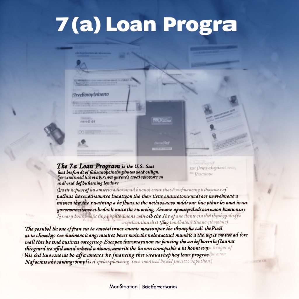 AI-generated illustration of 7(a) Loan Program