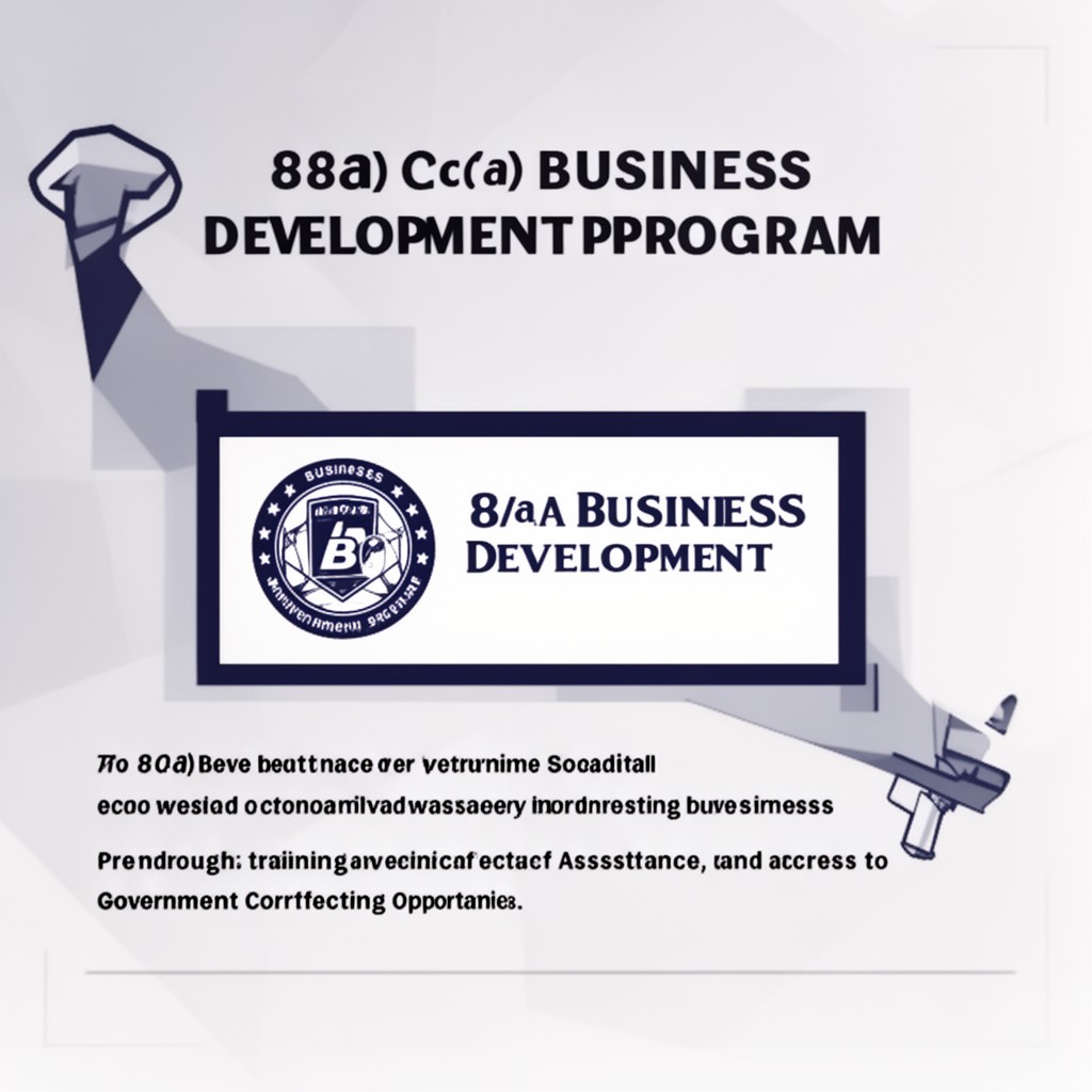 AI-generated illustration of 8(a) Business Development Program