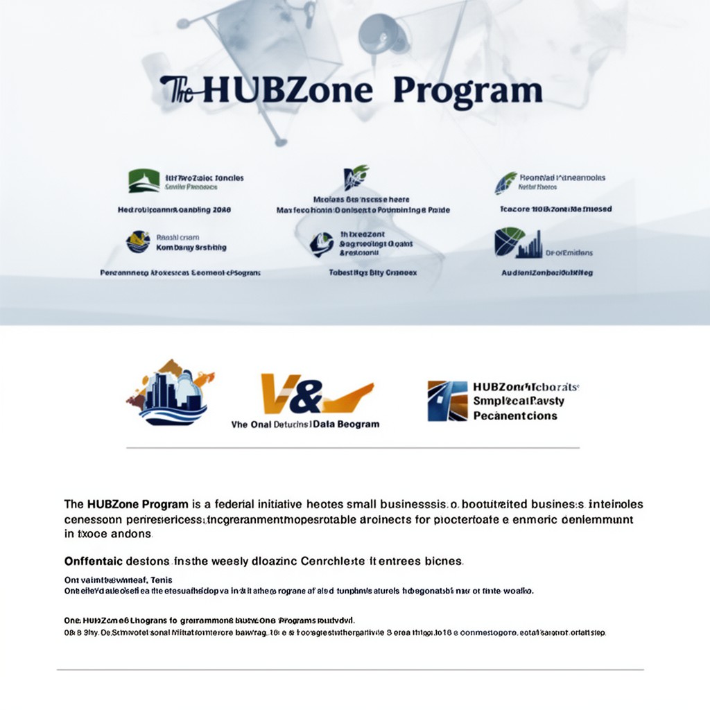 AI-generated illustration of HUBZone Program