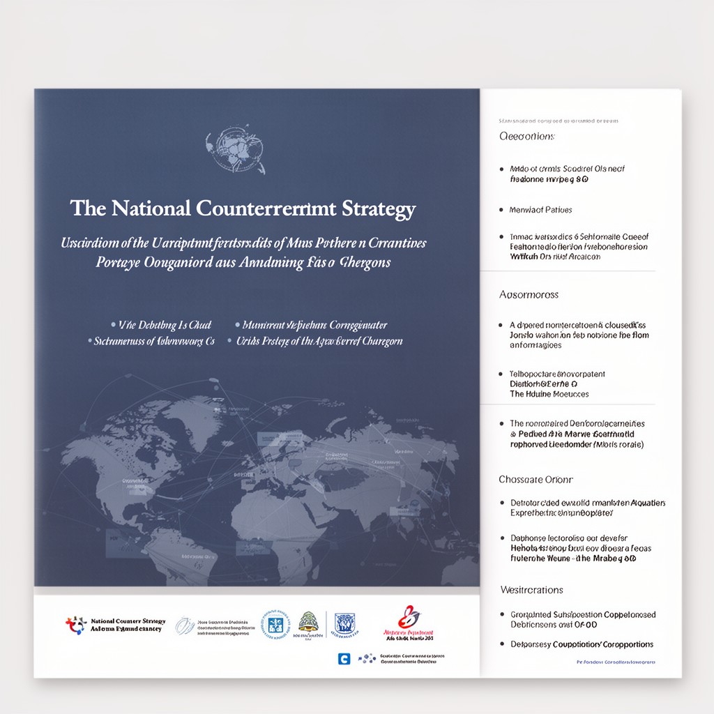AI-generated illustration of National Counterterrorism Strategy of the United States