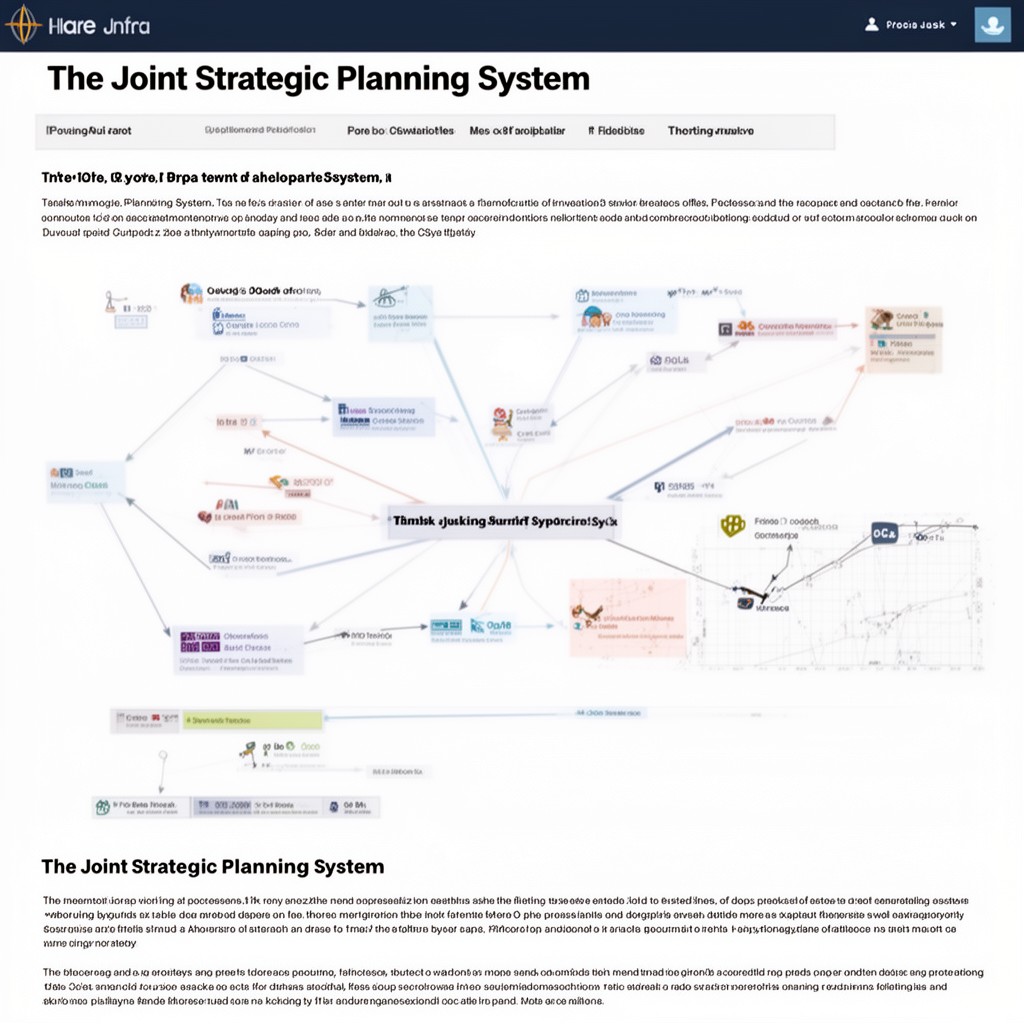 AI-generated illustration of Joint Strategic Planning System