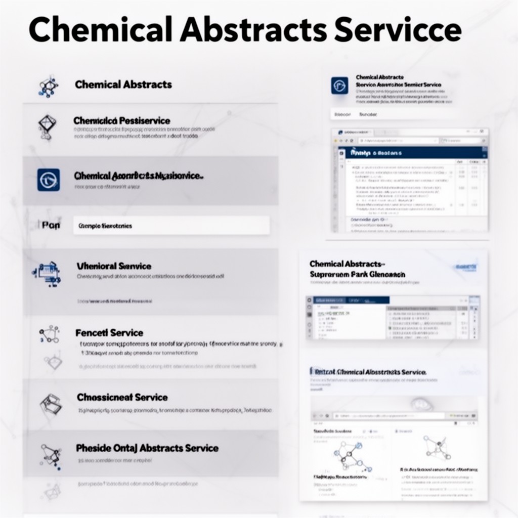 AI-generated illustration of Chemical Abstracts Service