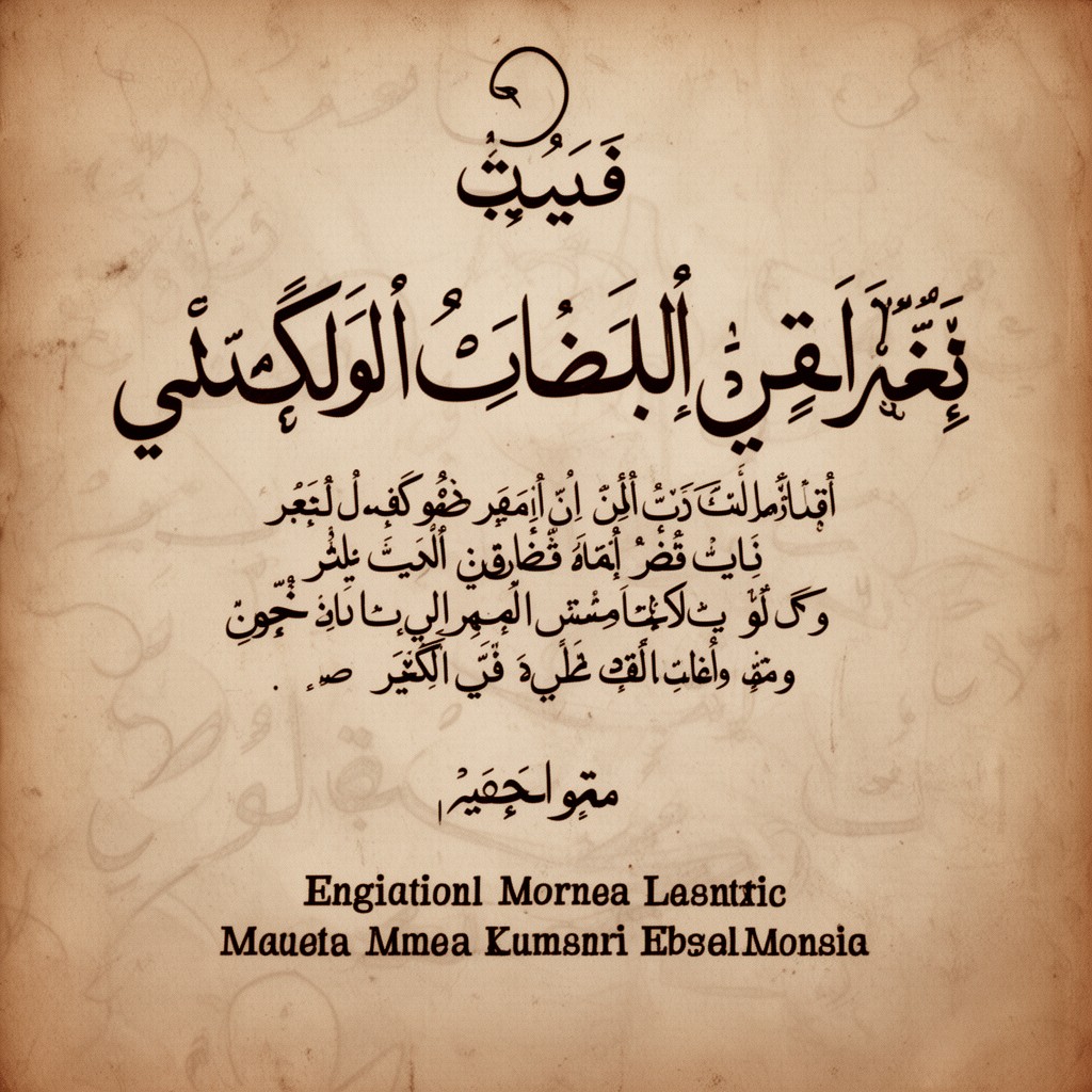 AI-generated illustration of Shami Arabic