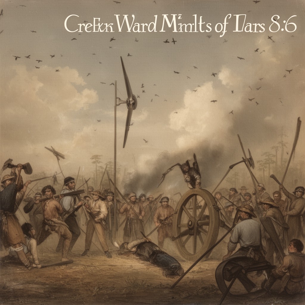 AI-generated illustration of Creek War of 1836