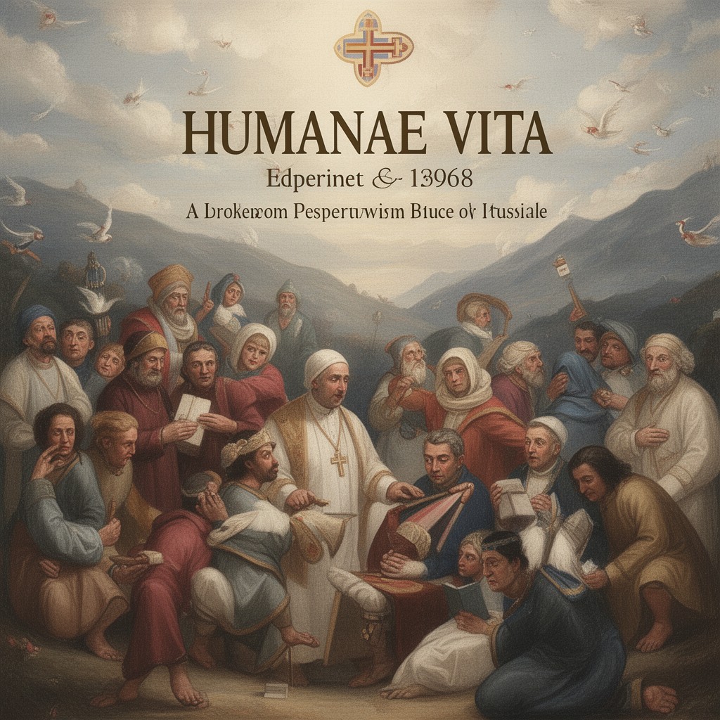 AI-generated illustration of Humanae vitae