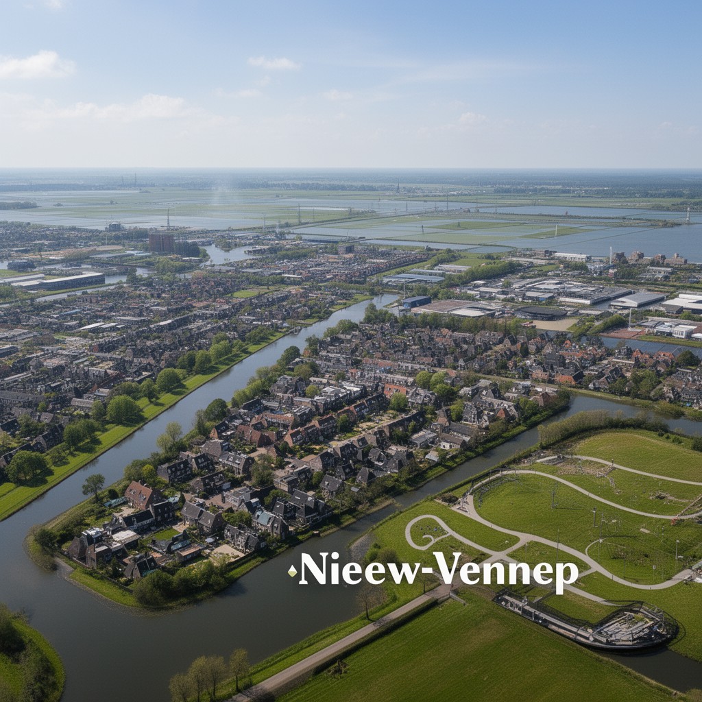 AI-generated illustration of Nieuw-Vennep