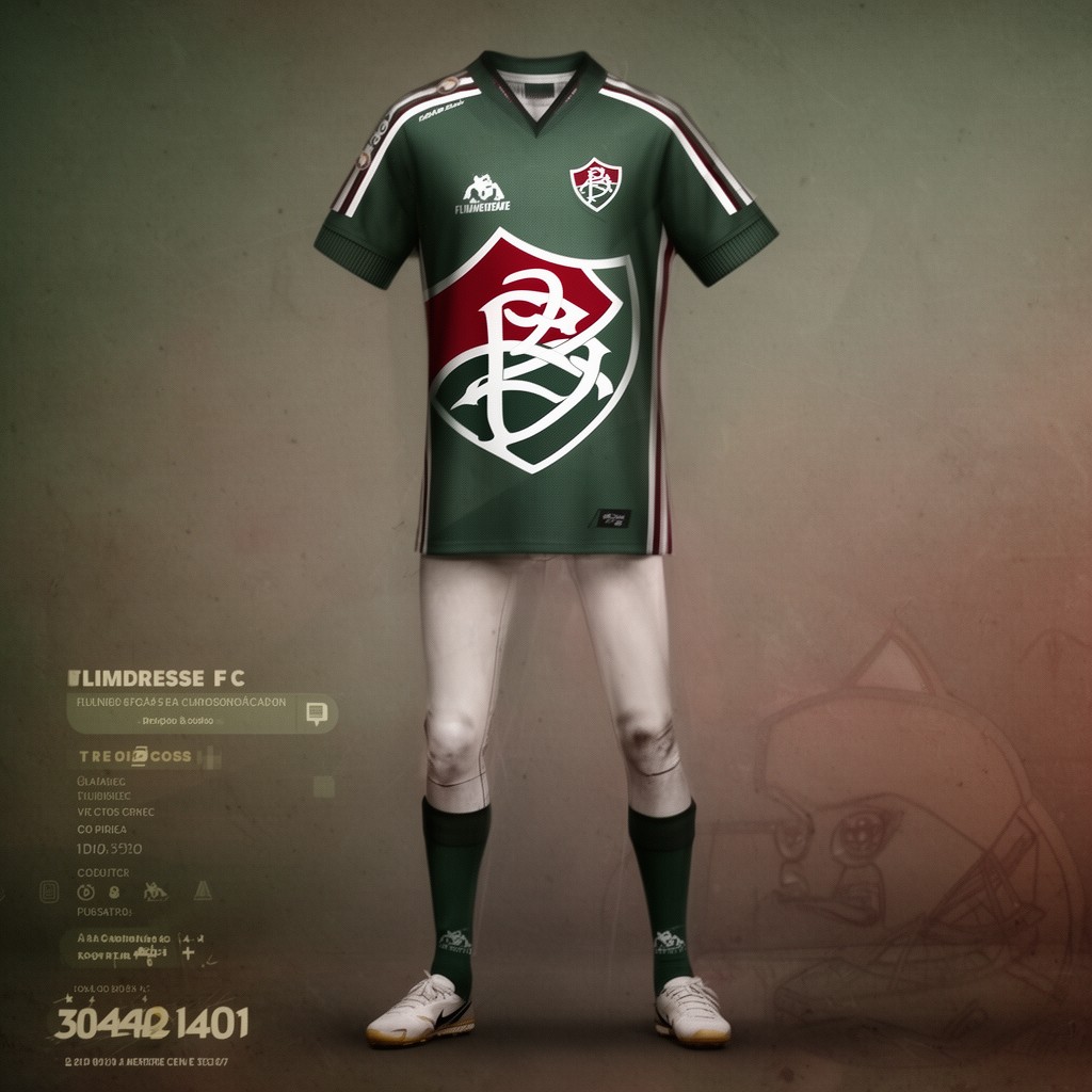 AI-generated illustration of Fluminense FC