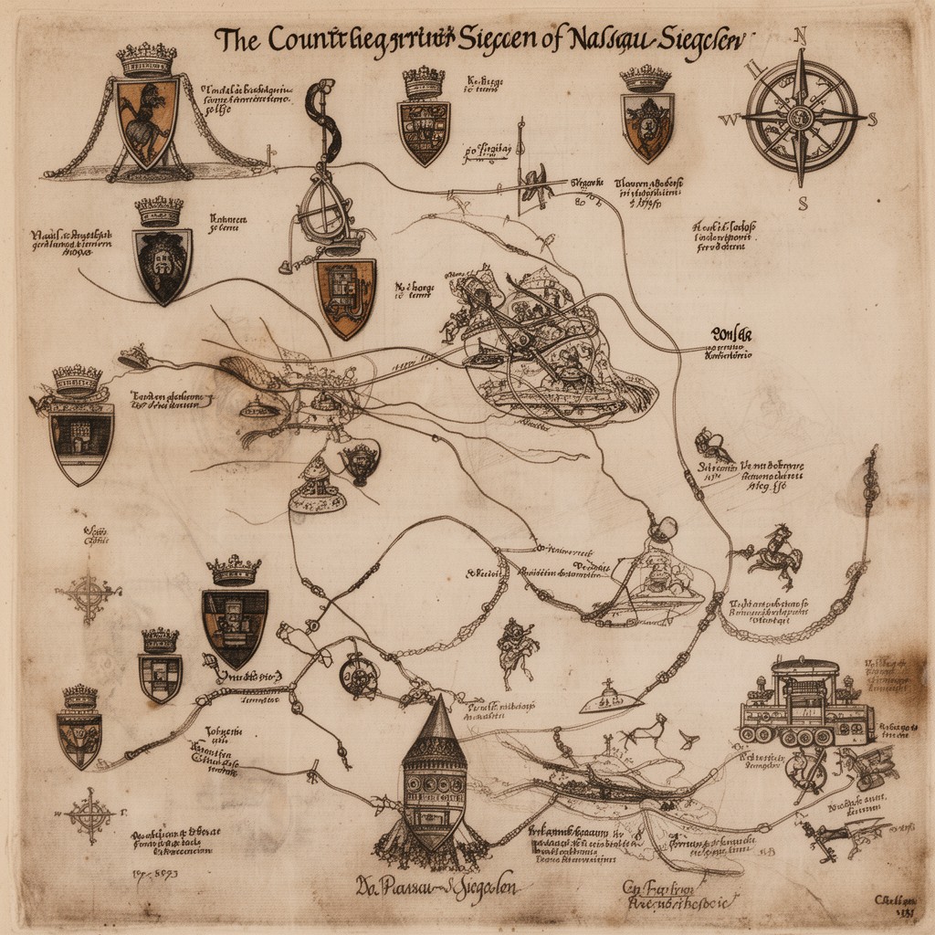 AI-generated illustration of County of Nassau-Siegen