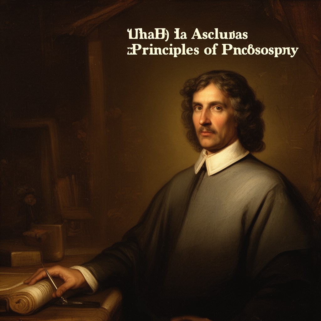 AI-generated illustration of Principles of Philosophy