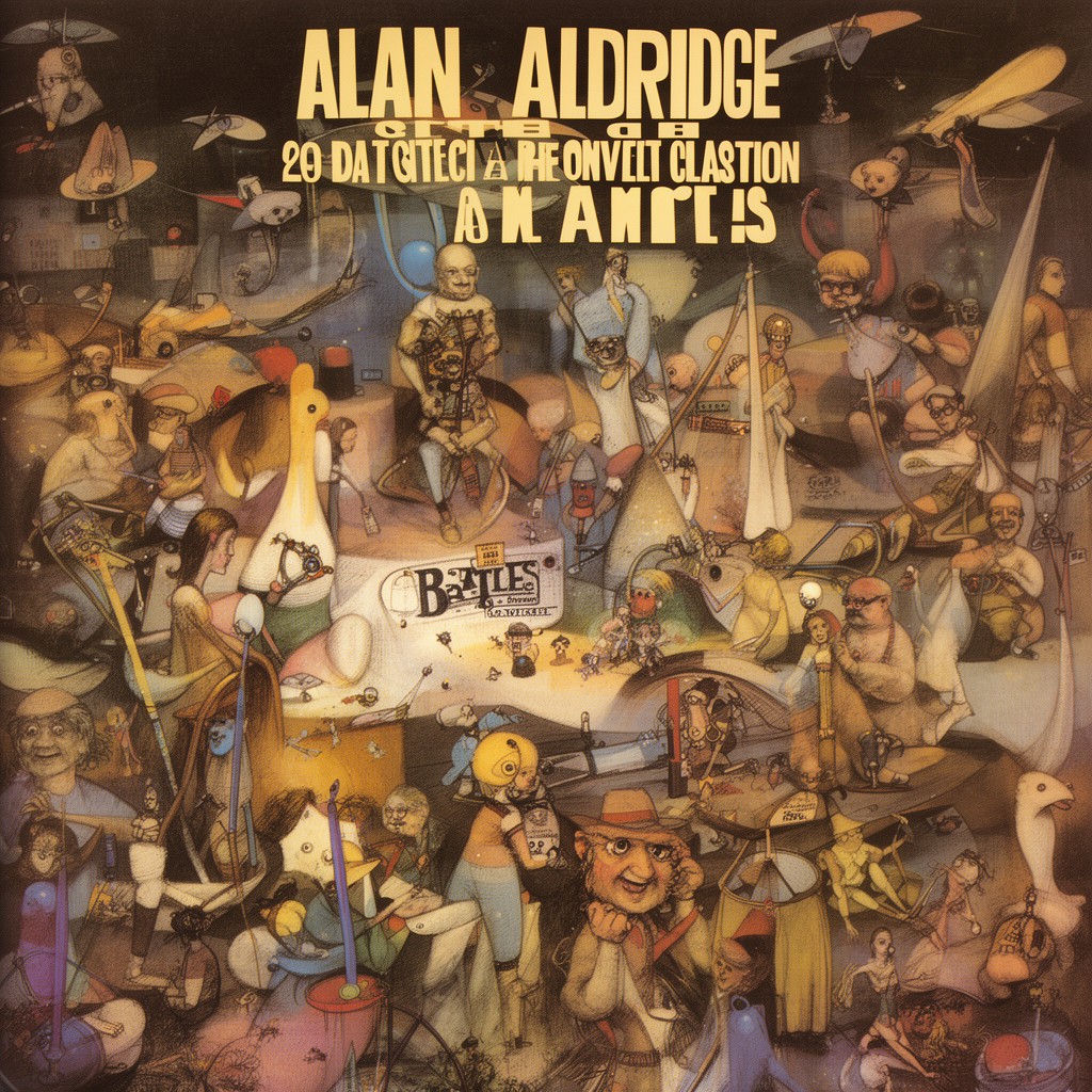 AI-generated illustration of Alan Aldridge