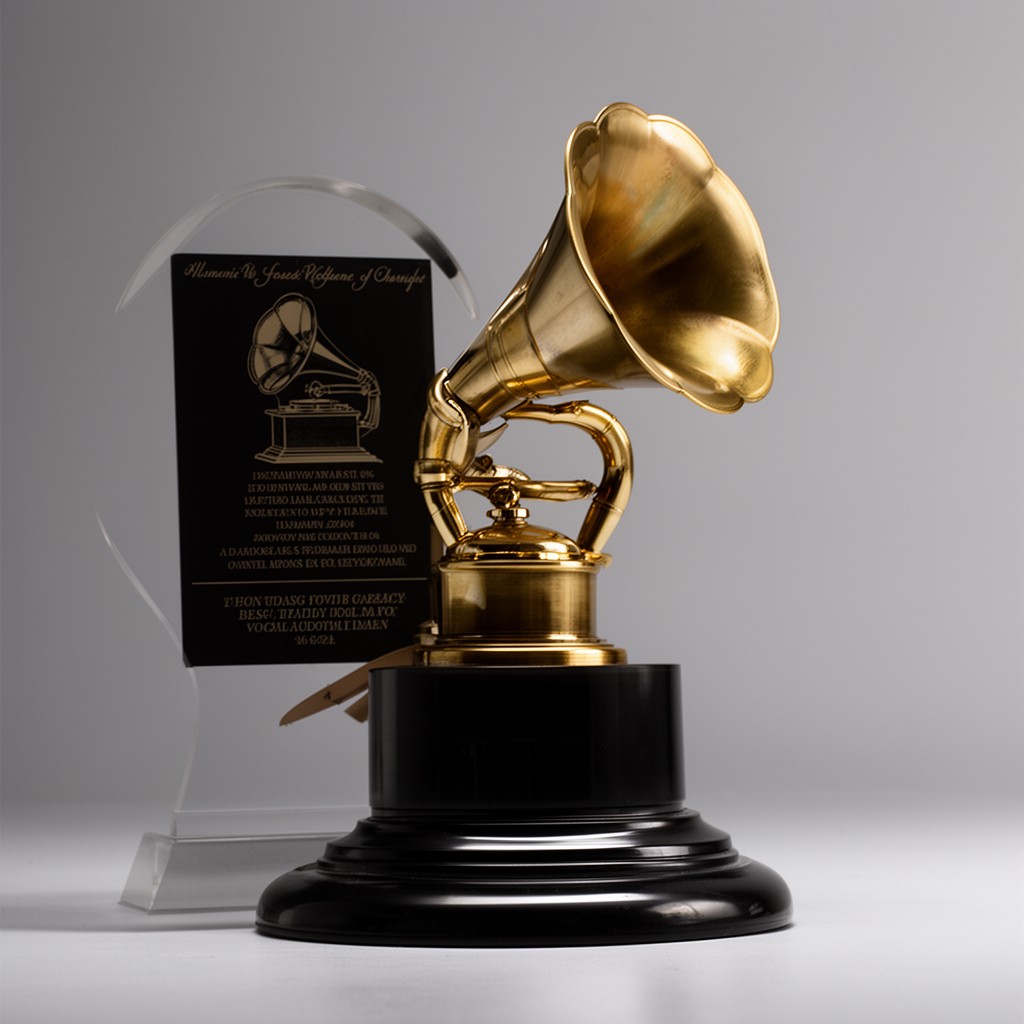 AI-generated illustration of Grammy Award for Best Traditional Pop Vocal Album