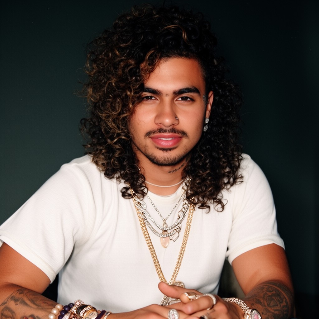 AI-generated illustration of Ozuna