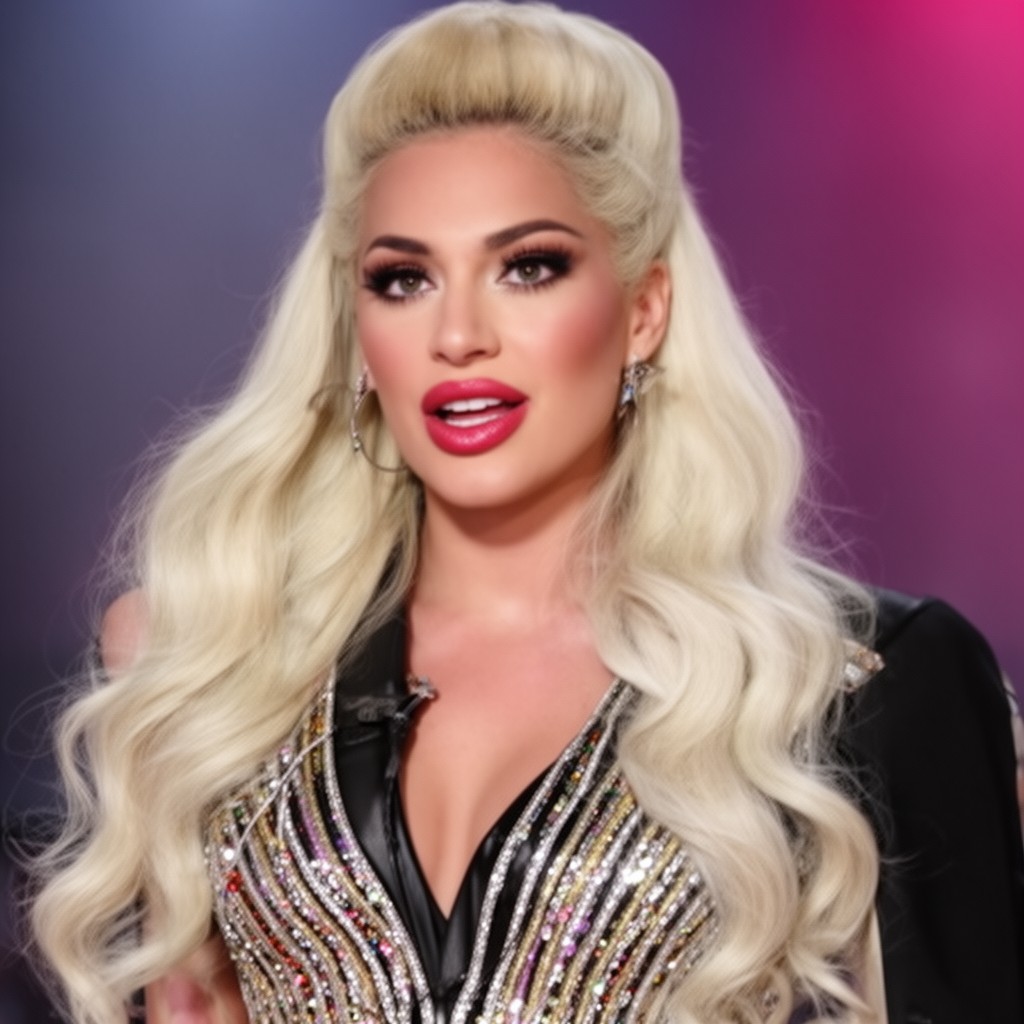 AI-generated illustration of Lady Gaga