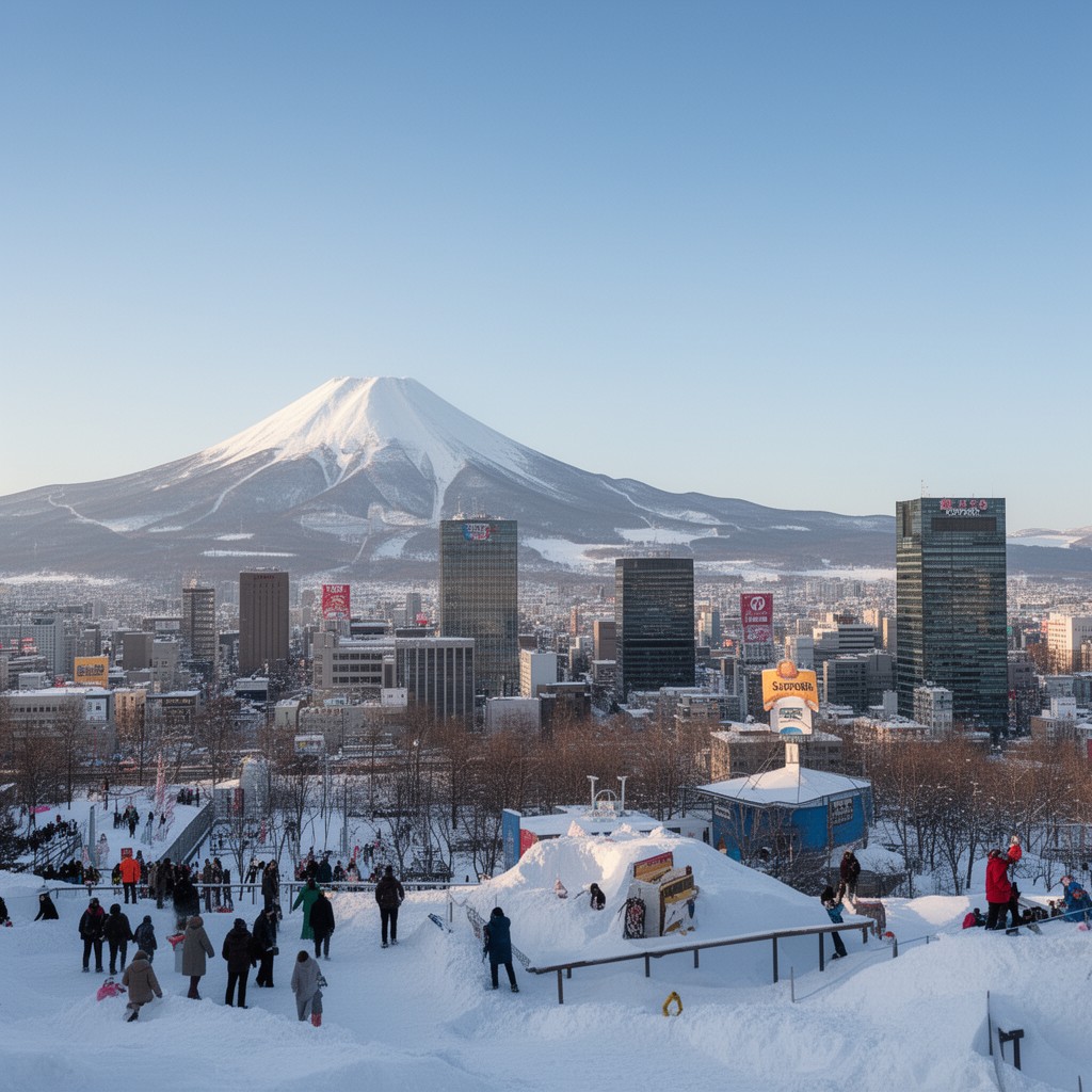 AI-generated illustration of Sapporo