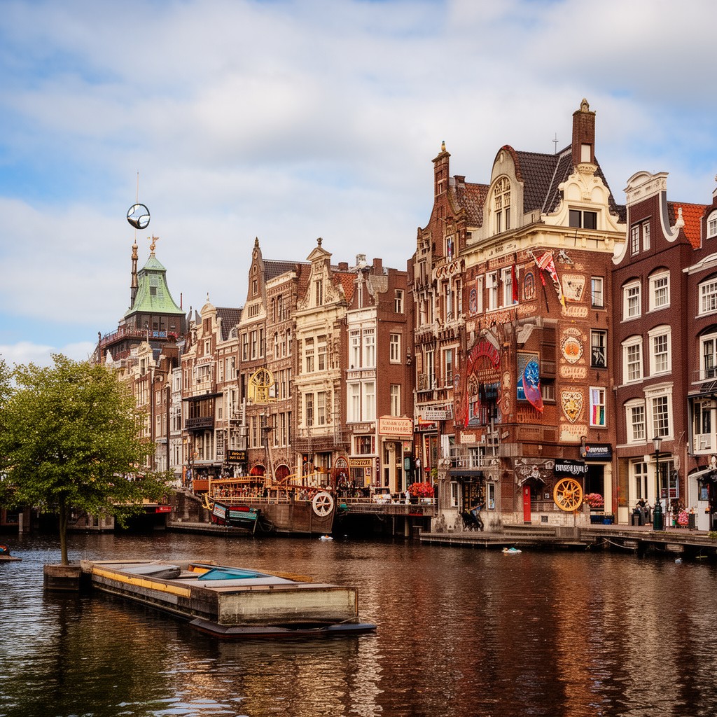 AI-generated illustration of Dordrecht