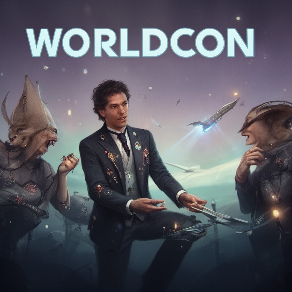 AI-generated illustration of Worldcon