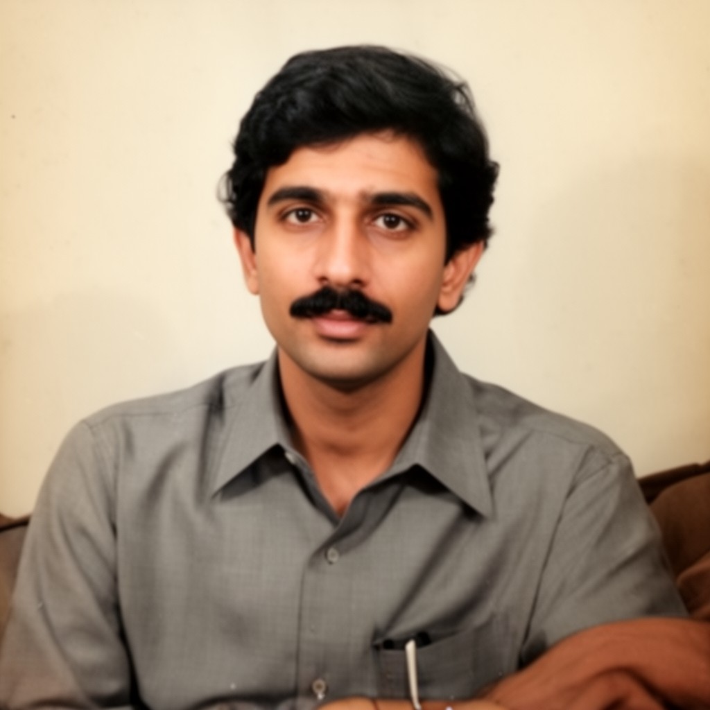 AI-generated illustration of Sanjay Gandhi