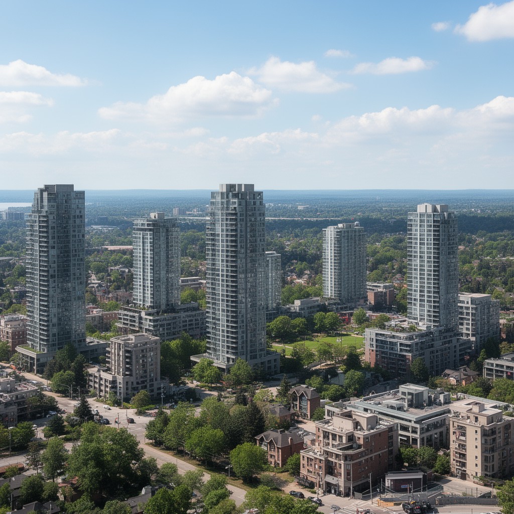 AI-generated illustration of Richmond Hill, Ontario