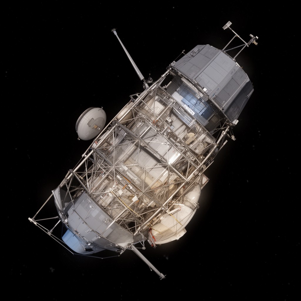 AI-generated illustration of Voyager 1