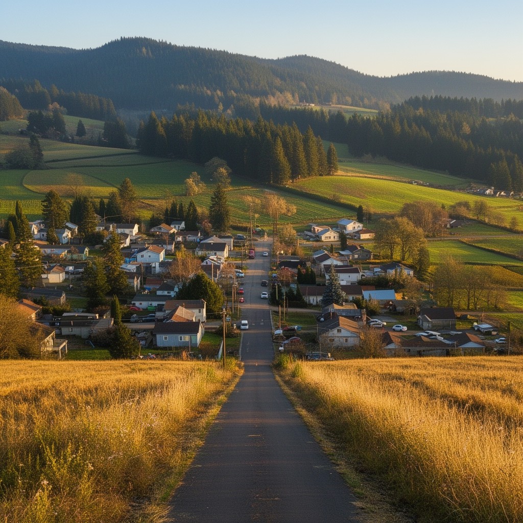 AI-generated illustration of Banks, Oregon