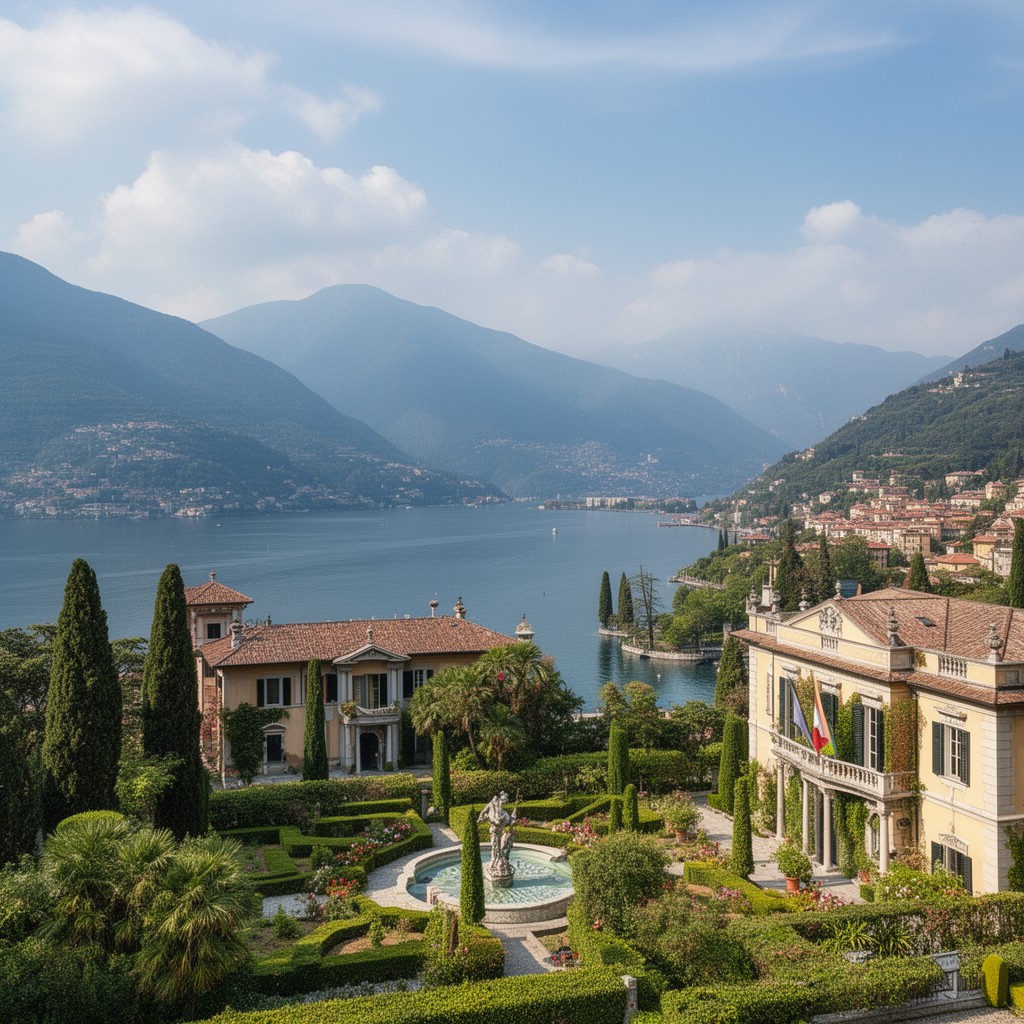AI-generated illustration of Tremezzo