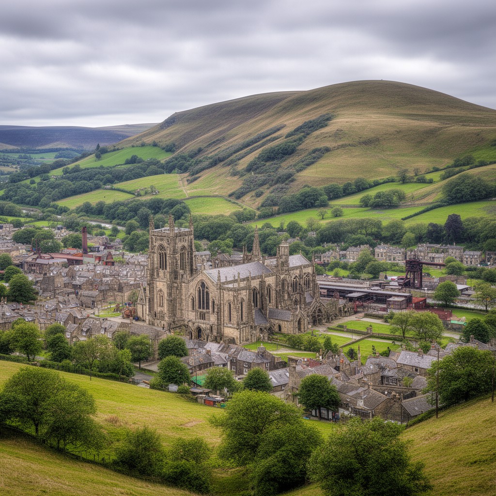 AI-generated illustration of County Durham