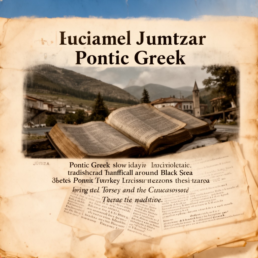 AI-generated illustration of Pontic Greek