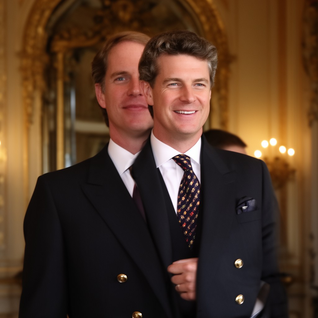 AI-generated illustration of King of the Belgians
