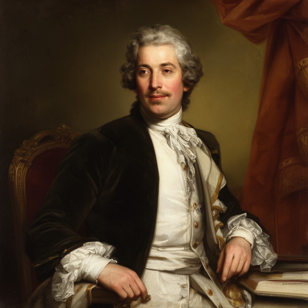 AI-generated illustration of Francis Godolphin, 2nd Earl of Godolphin