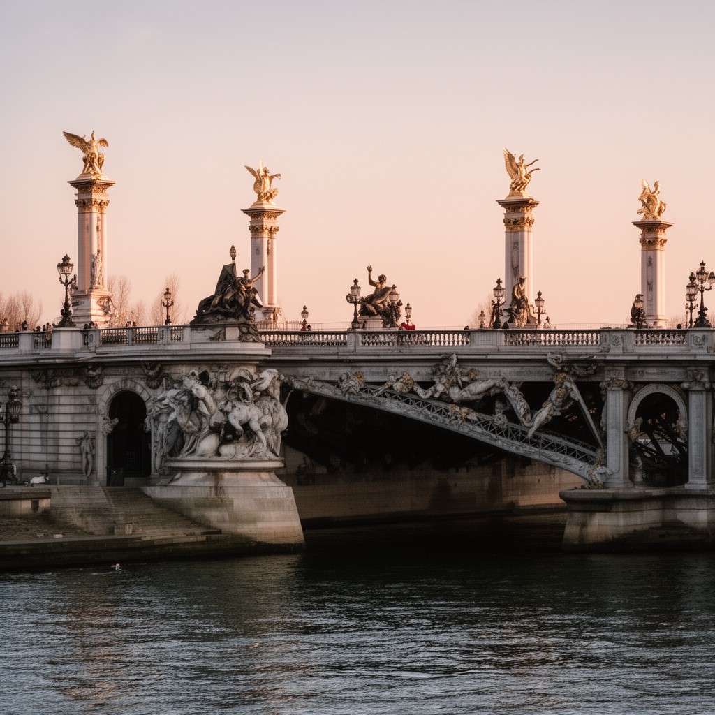 AI-generated illustration of Pont Alexandre III