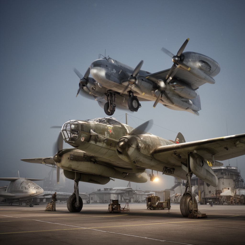 AI-generated illustration of Heinkel He 219