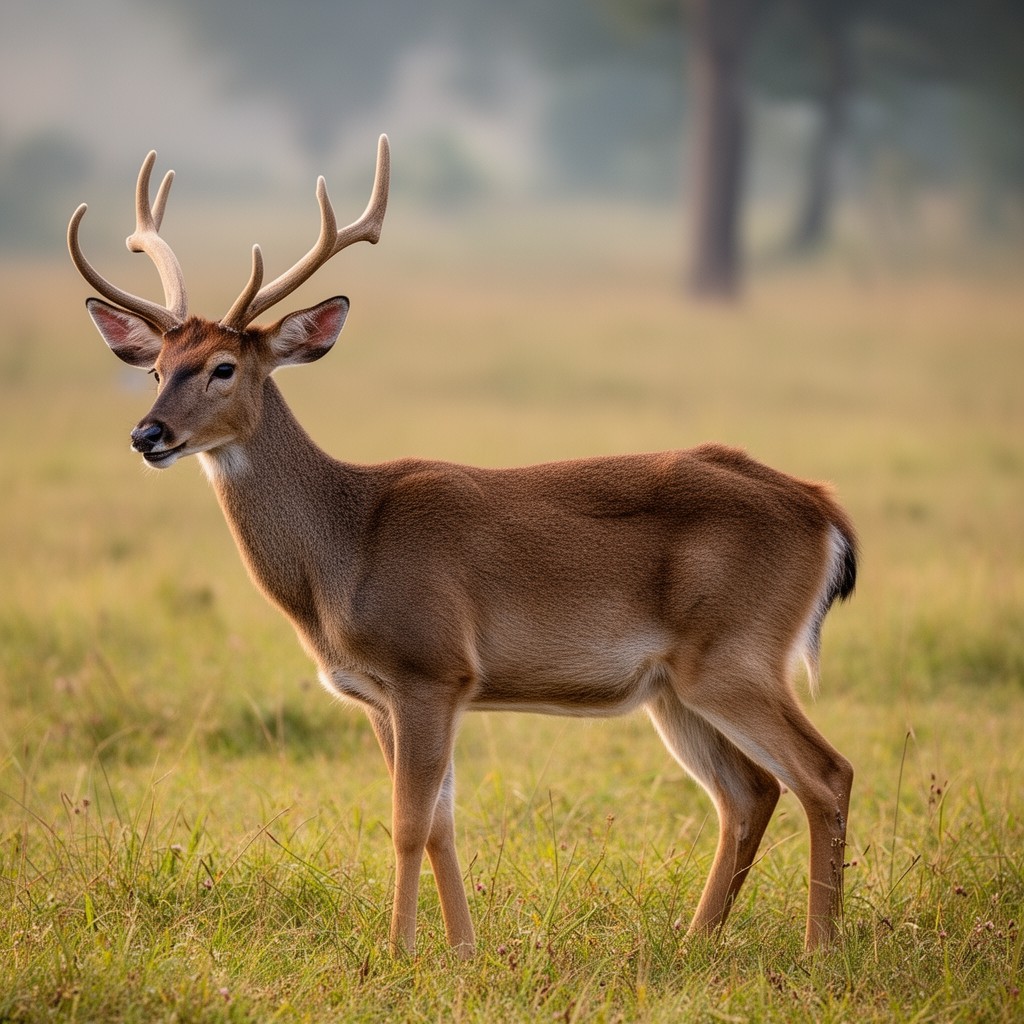 AI-generated illustration of Rusa timorensis