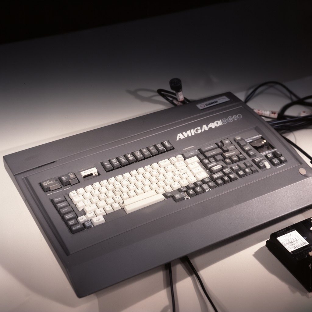 AI-generated illustration of Commodore Amiga 4000
