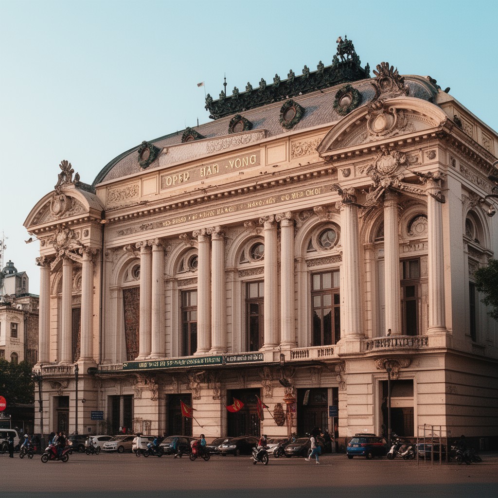 AI-generated illustration of Hanoi Opera House