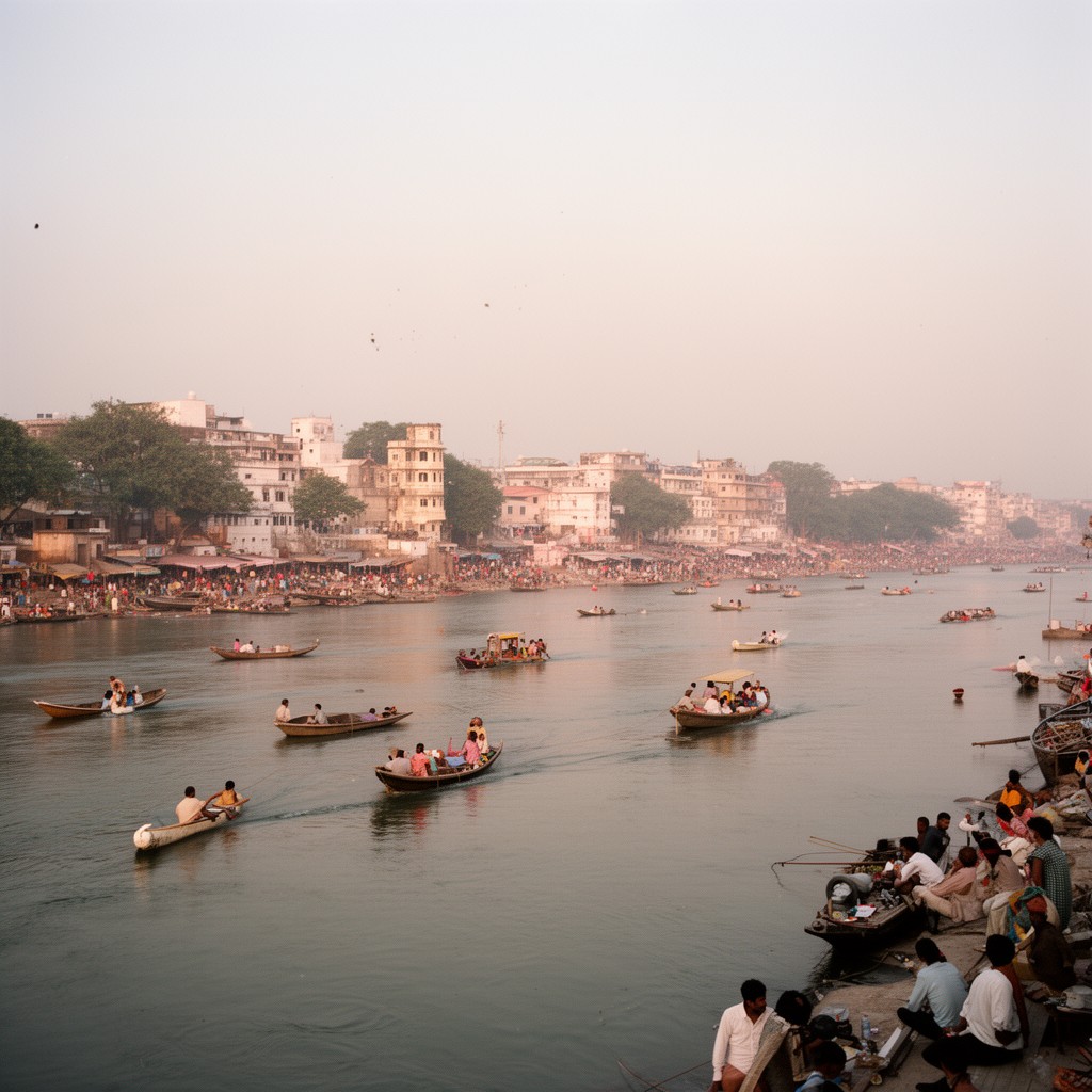 AI-generated illustration of Ganges