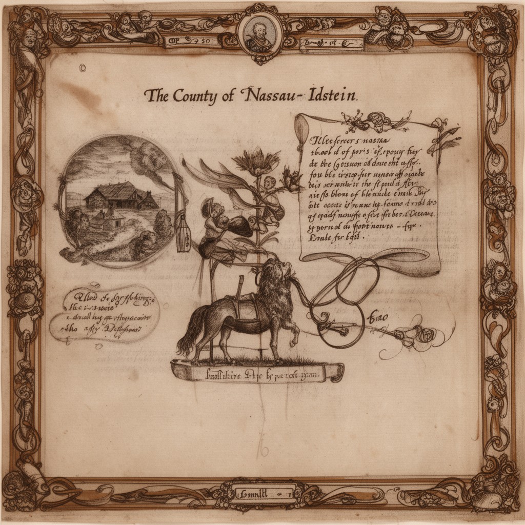AI-generated illustration of County of Nassau-Idstein