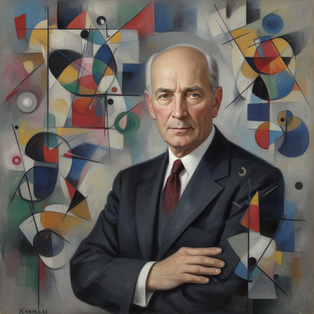 AI-generated illustration of Wassily Kandinsky