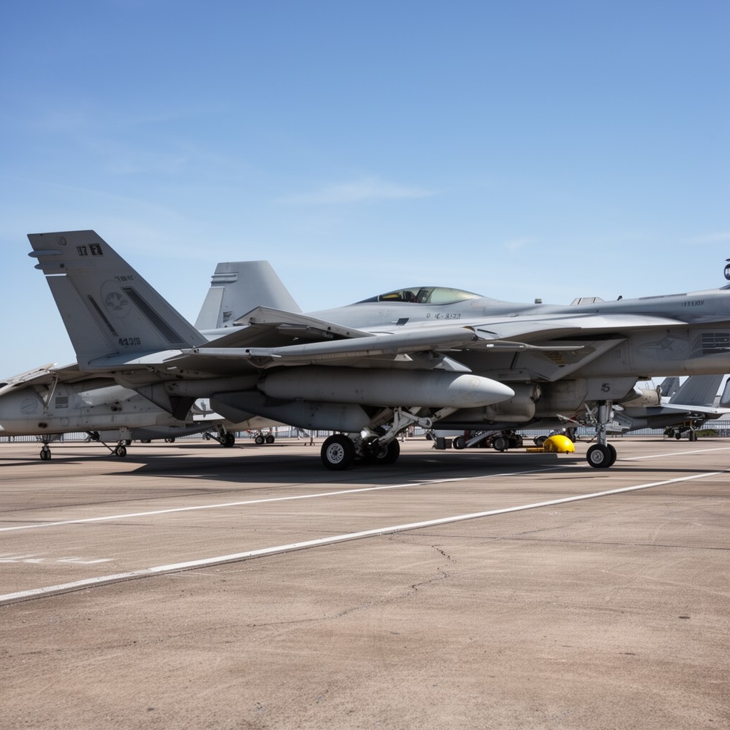 AI-generated illustration of F/A-18 Hornet
