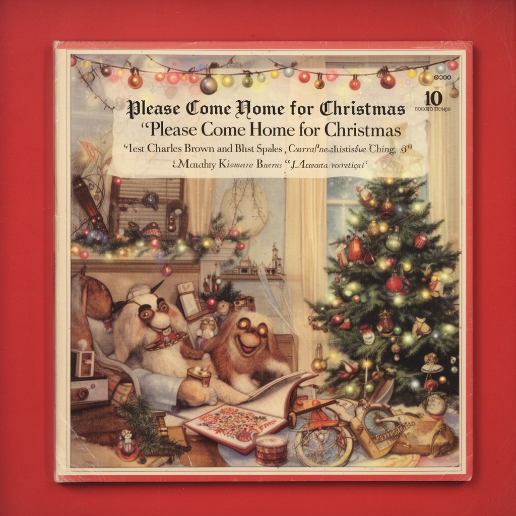 AI-generated illustration of Please Come Home for Christmas