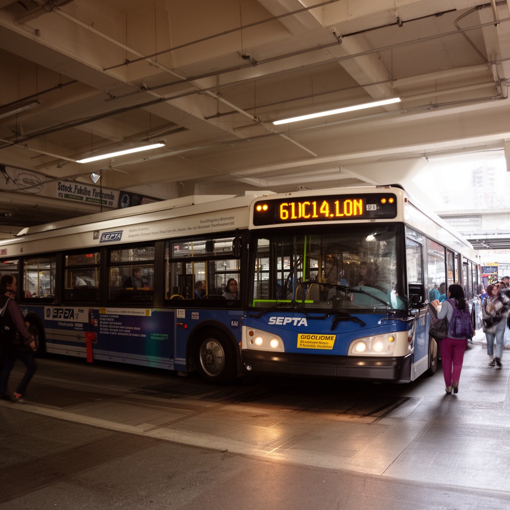 AI-generated illustration of SEPTA City Transit Division