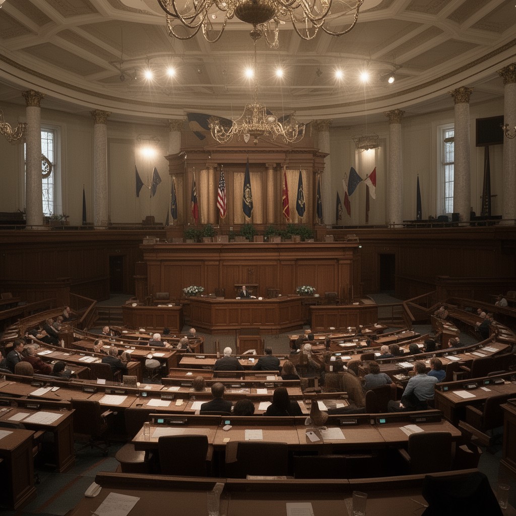 AI-generated illustration of Oregon House of Representatives