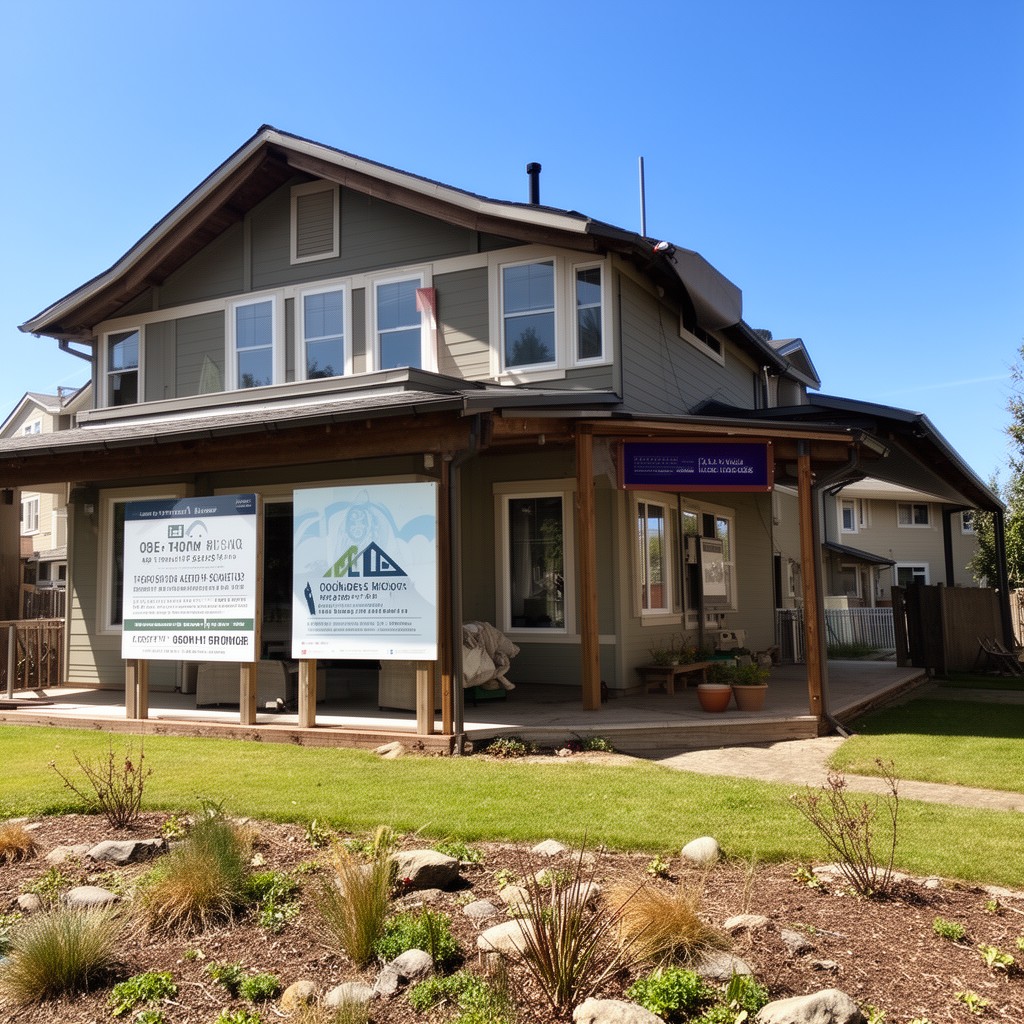 AI-generated illustration of Oregon Housing and Community Services
