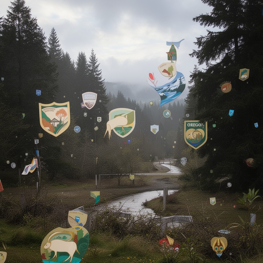 AI-generated illustration of Oregon Parks and Recreation Department
