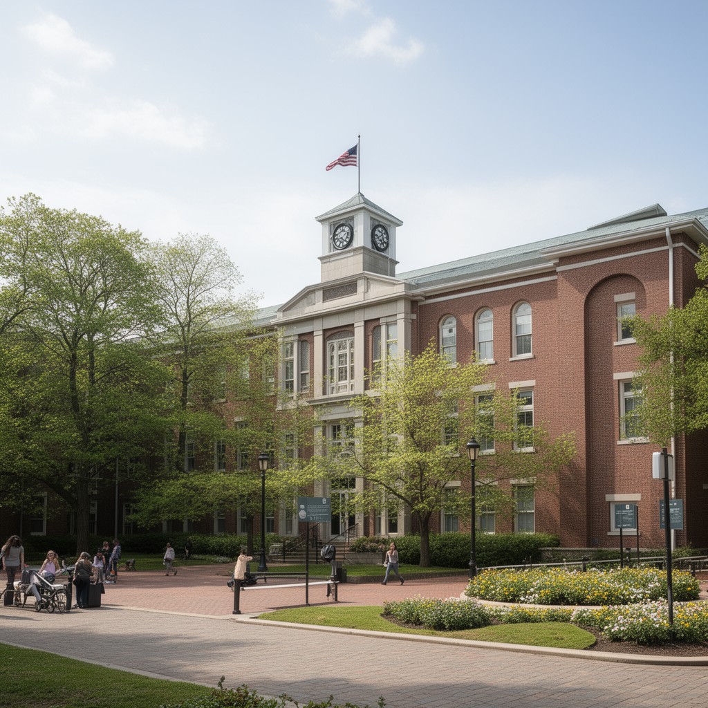 AI-generated illustration of Greenwich High School