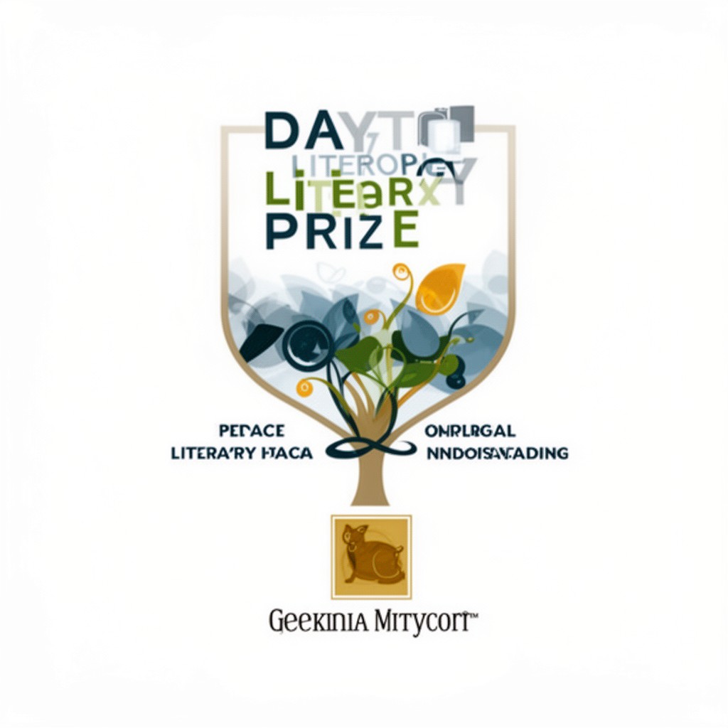 AI-generated illustration of Dayton Literary Peace Prize